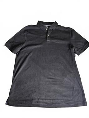 Club Room Men's Black Polo Shirt Medium